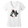 heeding the call of play time Women's V-Neck T-Shirt