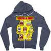 7 menopausal dwarfs, ideal gift or birthday present. Zipper Hoodie