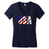 usa 4th of july Women's V-Neck T-Shirt