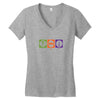 eat sleep radio Women's V-Neck T-Shirt