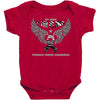 my hero is now my angel stomach cancer awreness Baby Bodysuit