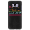 neon sign california republic flag bear Samsung Galaxy S8 Plus Case