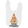 pizza lover's food pyramid Baby Bibs
