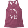 love dolphin Racerback Tank