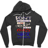 she is a crazy nurse Zipper Hoodie