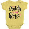 Daddy is my Hero Baby Girl Baby Bodysuit