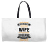 Super Cool Wife Of A Freaking Awesome Husband Weekender Totes