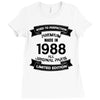 Premium Vintage  1988 Ladies Fitted T-Shirt