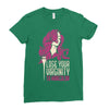 hair stylist virginity Ladies Fitted T-Shirt