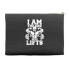 i am the one who lifts Accessory Pouches