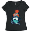 net Women's Triblend Scoop T-shirt