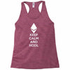 Keep Calm And Hodl Ethereum Racerback Tank