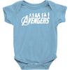 Avengers Silhouette Baby Bodysuit