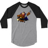 just a viking and his horse 3/4 Sleeve Shirt