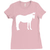 staring horse Ladies Fitted T-Shirt