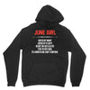 June Girl Hated By Many Unisex Hoodie