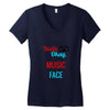 THE SONGS ON THE RADIO Women's V-Neck T-Shirt
