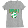 ireland soccer Ladies Fitted T-Shirt