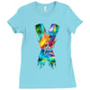 jake paul x colorful Ladies Fitted T-Shirt