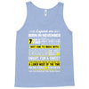 Legends Are Born In November Tank Top