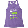 my broom broke! so now i nurse Racerback Tank