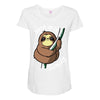 slow sloth Maternity Scoop Neck T-shirt