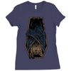 bat music Ladies Fitted T-Shirt