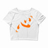 heart mind anime lucky Crop Top