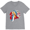 chief many feathers V-Neck Tee