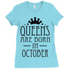 queens are born in october (2) Ladies Fitted T-Shirt