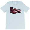 red doc marten skinhead boots, ideal birthday present or gift T-Shirt