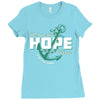 We Have This Hope As An Anchor For The Soul Ladies Fitted T-Shirt