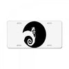 nightmare before christmas black logo License Plate
