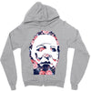 michael myers floral mask Zipper Hoodie