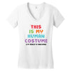 This Is My Human Costume I'm Really A Unicorn Women's V-Neck T-Shirt