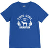This Girl Loves Her Dalmatian V-Neck Tee
