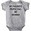 my favorite people call me gramma Baby Onesie