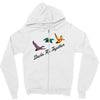 ducks fly together Zipper Hoodie