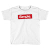 simple red Toddler T-shirt