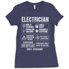 Electrician Ladies Fitted T-Shirt