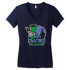 spooky city creatures   hockey team Women's V-Neck T-Shirt