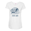 Death Wave Maternity Scoop Neck T-shirt