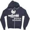 peace and music Zipper Hoodie