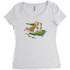 the tree, the raccoon Women's Triblend Scoop T-shirt
