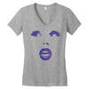 sexy gir Women's V-Neck T-Shirt