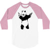 banksy panda pop 3/4 Sleeve Shirt