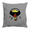 music duck Throw Pillow