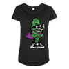 cannabis Maternity Scoop Neck T-shirt
