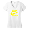 nuke just bomb it Women's V-Neck T-Shirt