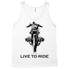 live to ride Tank Top